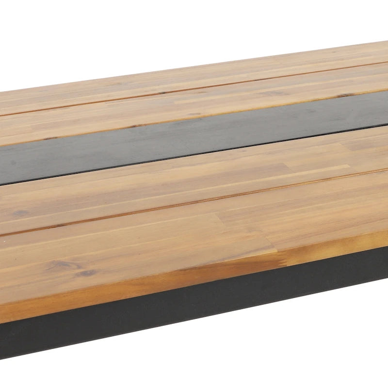 Lindsey Outdoor Acacia Wood Dining Table by Christopher Knight Home