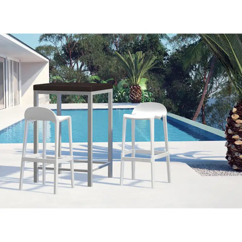 Lagoon Joyous Resin Bar Stool, Set of 2