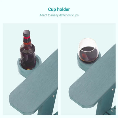 Bonosuki Set of 2 Folding Adirondack Chair Patio Fire Pit Chair