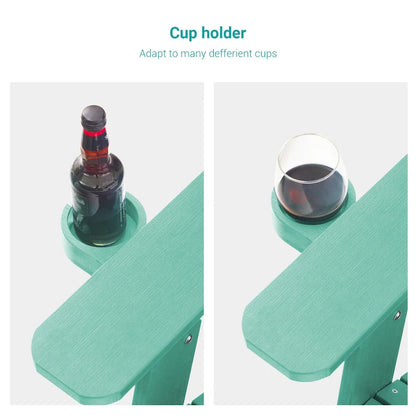 Bonosuki Set of 2 Folding Adirondack Chair Patio Fire Pit Chair