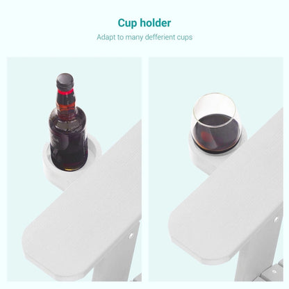 Bonosuki Set of 2 Folding Adirondack Chair Patio Fire Pit Chair