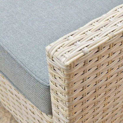 HOOOWOOO 8-piece Wicker Patio Furniture Conversation Set with Fire Pit Table