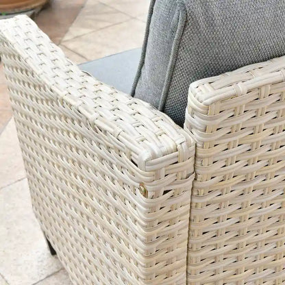 HOOOWOOO 8-piece Wicker Patio Furniture Conversation Set with Fire Pit Table