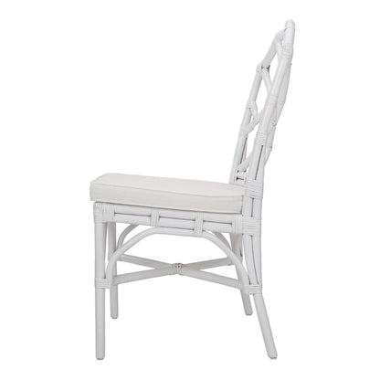 Kara Rattan Dining Side Chair, (Set of 2)