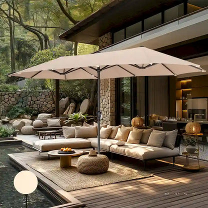 Metal Outdoor Patio Dining Sets 7 Pieces, 6 Spring Motion Chairs with Cushions and 1 Rectangular Metal Table