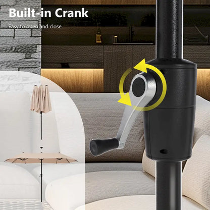 Metal Outdoor Patio Dining Sets 7 Pieces, 6 Spring Motion Chairs with Cushions and 1 Rectangular Metal Table