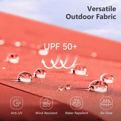 Metal Outdoor Patio Dining Sets 7 Pieces, 6 Spring Motion Chairs with Cushions and 1 Rectangular Metal Table