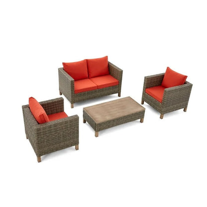 4 - Person Outdoor Seating Group with Cushions