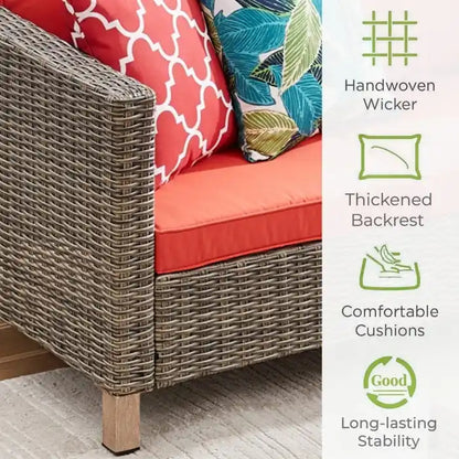 4 - Person Outdoor Seating Group with Cushions