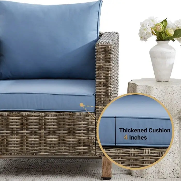 4 - Person Outdoor Seating Group with Cushions