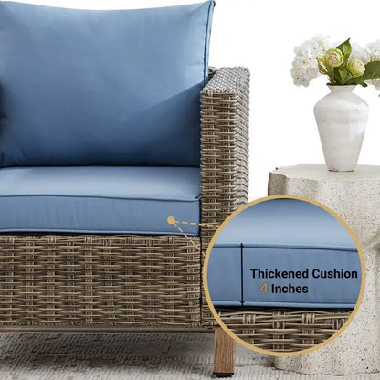 4 - Person Outdoor Seating Group with Cushions