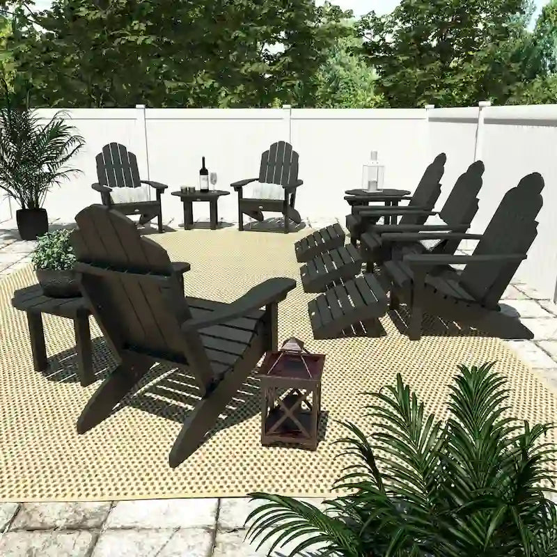 HIGHWOOD 12-Piece Adirondack Patio Conversation Set