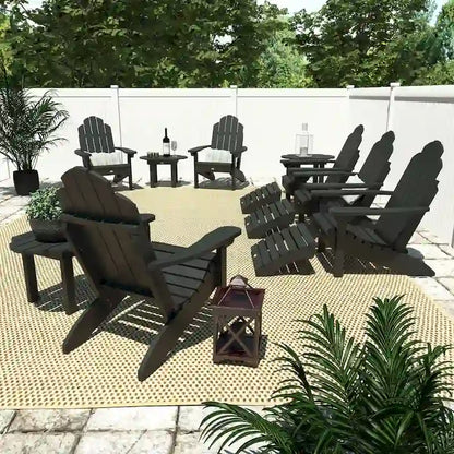 HIGHWOOD 12-Piece Adirondack Patio Conversation Set