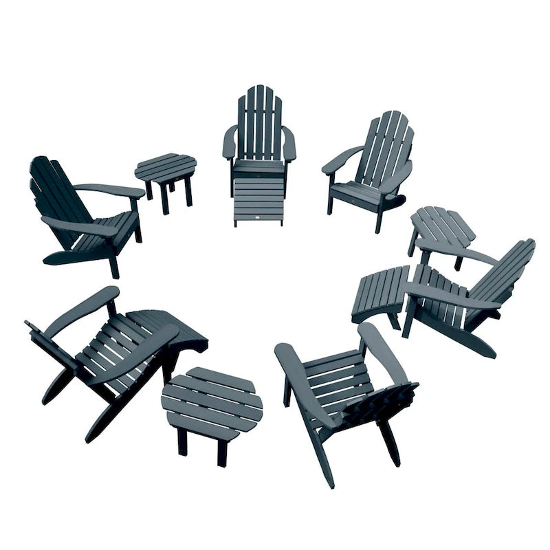 HIGHWOOD 12-Piece Adirondack Patio Conversation Set