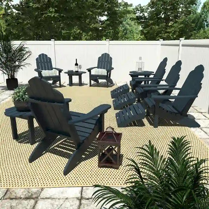 HIGHWOOD 12-Piece Adirondack Patio Conversation Set