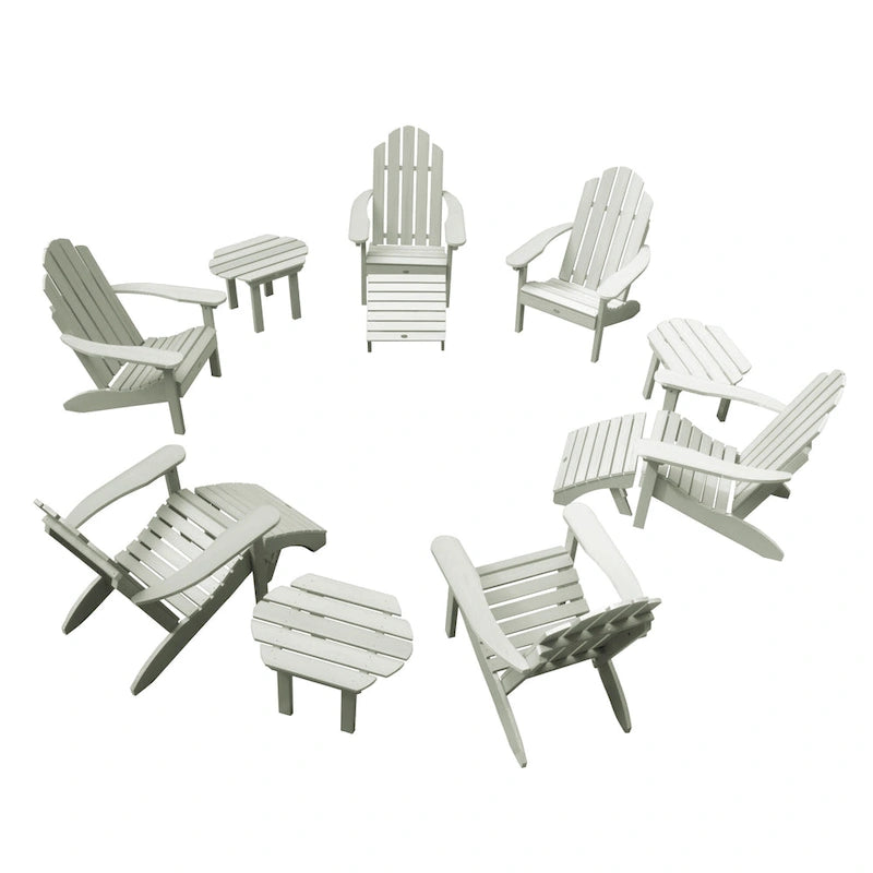 HIGHWOOD 12-Piece Adirondack Patio Conversation Set