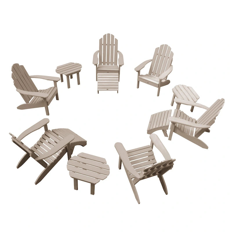 HIGHWOOD 12-Piece Adirondack Patio Conversation Set
