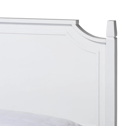 Mariana Classic and Traditional White Finished Wood Platform Bed