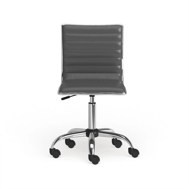 Carson Carrington Lund Modern Chrome Office Chair