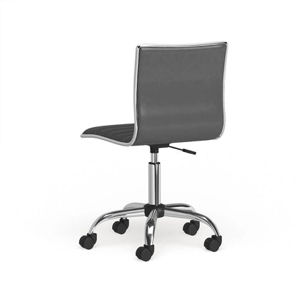 Carson Carrington Lund Modern Chrome Office Chair