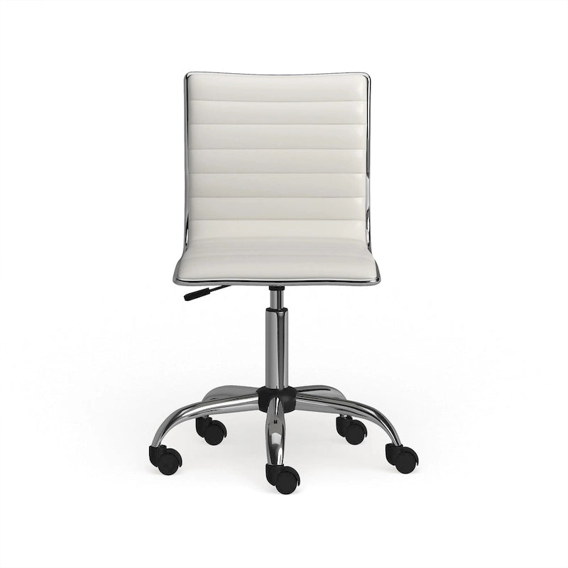 Carson Carrington Lund Modern Chrome Office Chair