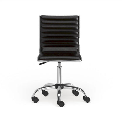 Carson Carrington Lund Modern Chrome Office Chair