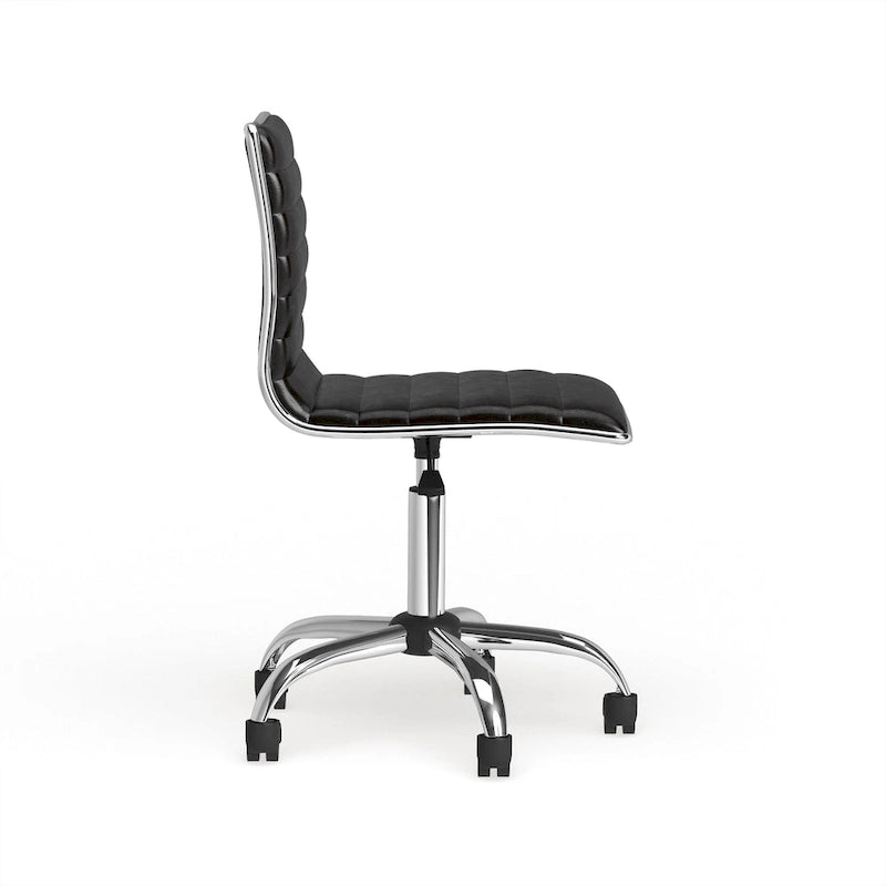Carson Carrington Lund Modern Chrome Office Chair