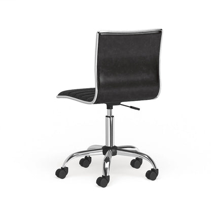Carson Carrington Lund Modern Chrome Office Chair