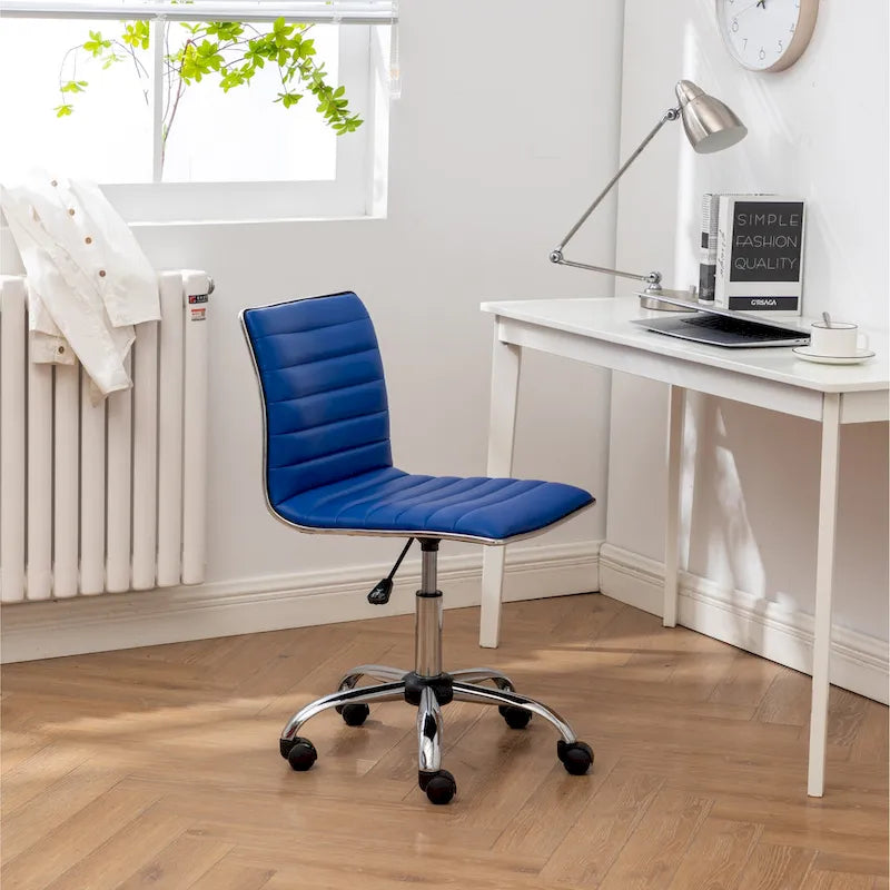 Carson Carrington Lund Modern Chrome Office Chair