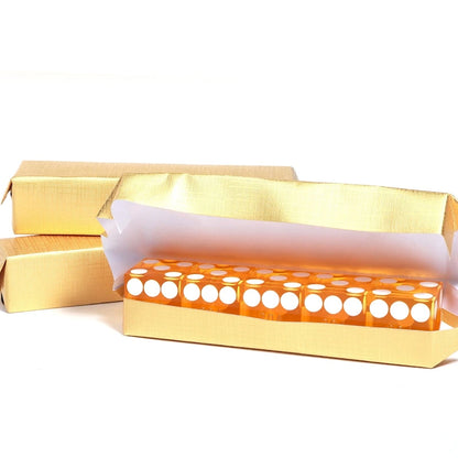 GSE? AAA Grade 19mm Casino Craps Dice Set of 5 with Matching Serialized Numbers for RPG, Dice Stacking, Yahtzee Dice Games