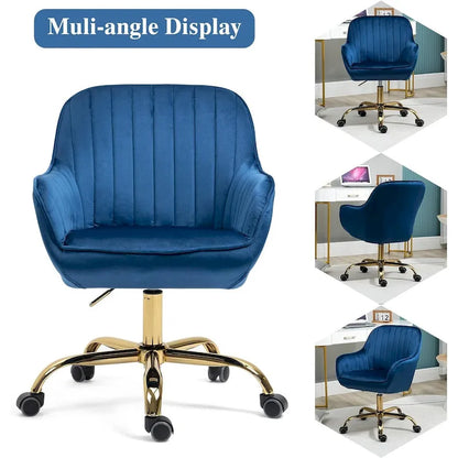 Howtai Swivel Home Office Chair with Rollers