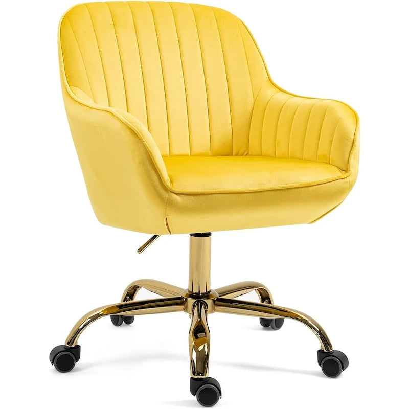 Howtai Swivel Home Office Chair with Rollers