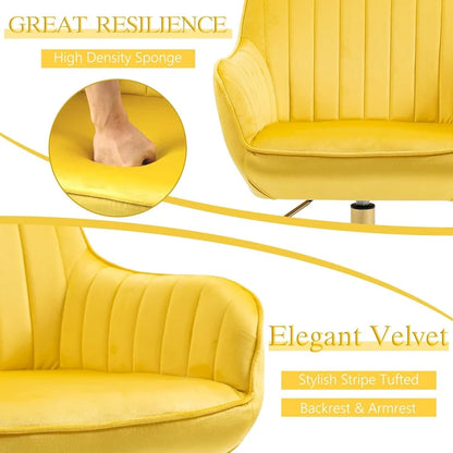 Howtai Swivel Home Office Chair with Rollers