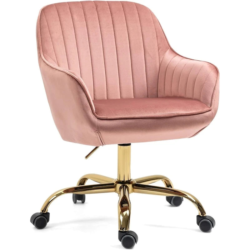 Howtai Swivel Home Office Chair with Rollers