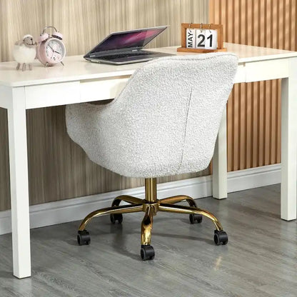Howtai Swivel Home Office Chair with Rollers