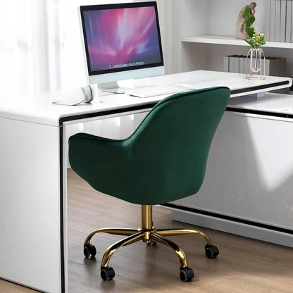 Howtai Swivel Home Office Chair with Rollers