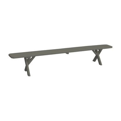 Pine 8' Crossleg Bench