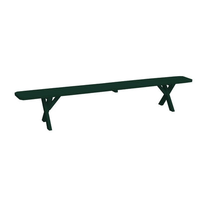 Pine 8' Crossleg Bench