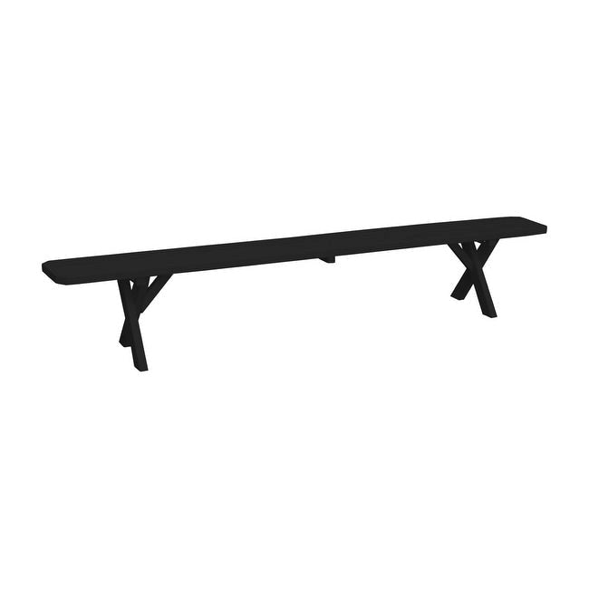 Pine 8' Crossleg Bench