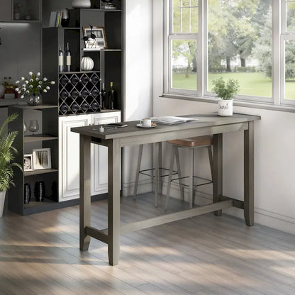 Furniture of America Ibella 64-inch Counter Height Table with USB Port