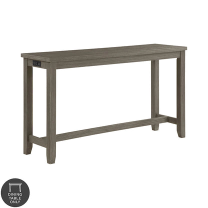 Furniture of America Ibella 64-inch Counter Height Table with USB Port