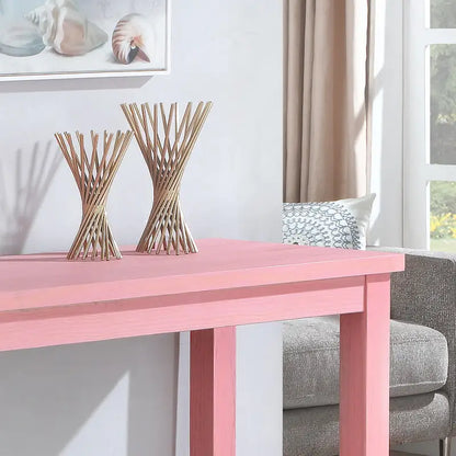 Furniture of America Ibella 64-inch Counter Height Table with USB Port