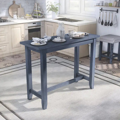 Furniture of America Ibella 64-inch Counter Height Table with USB Port