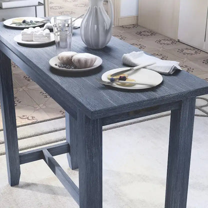 Furniture of America Ibella 64-inch Counter Height Table with USB Port