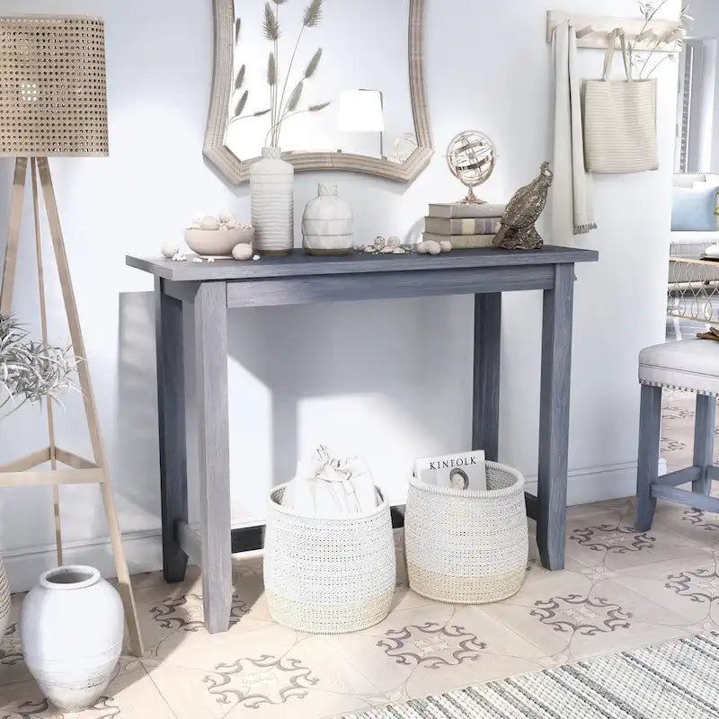 Furniture of America Ibella 64-inch Counter Height Table with USB Port