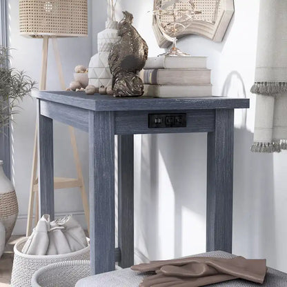 Furniture of America Ibella 64-inch Counter Height Table with USB Port