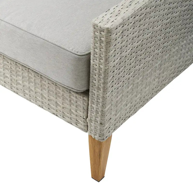 Crosley Capella Outdoor Wicker 2Pc Chair Set - 33 H x 28.25 W x29.5 D