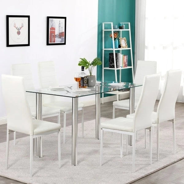 Silver Orchid Millner 7-piece Dining Set