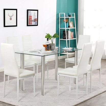 Silver Orchid Millner 7-piece Dining Set