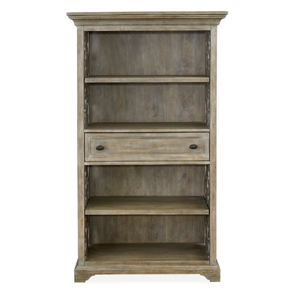 Tinley Park Traditional Dove Tail Grey Bookcase